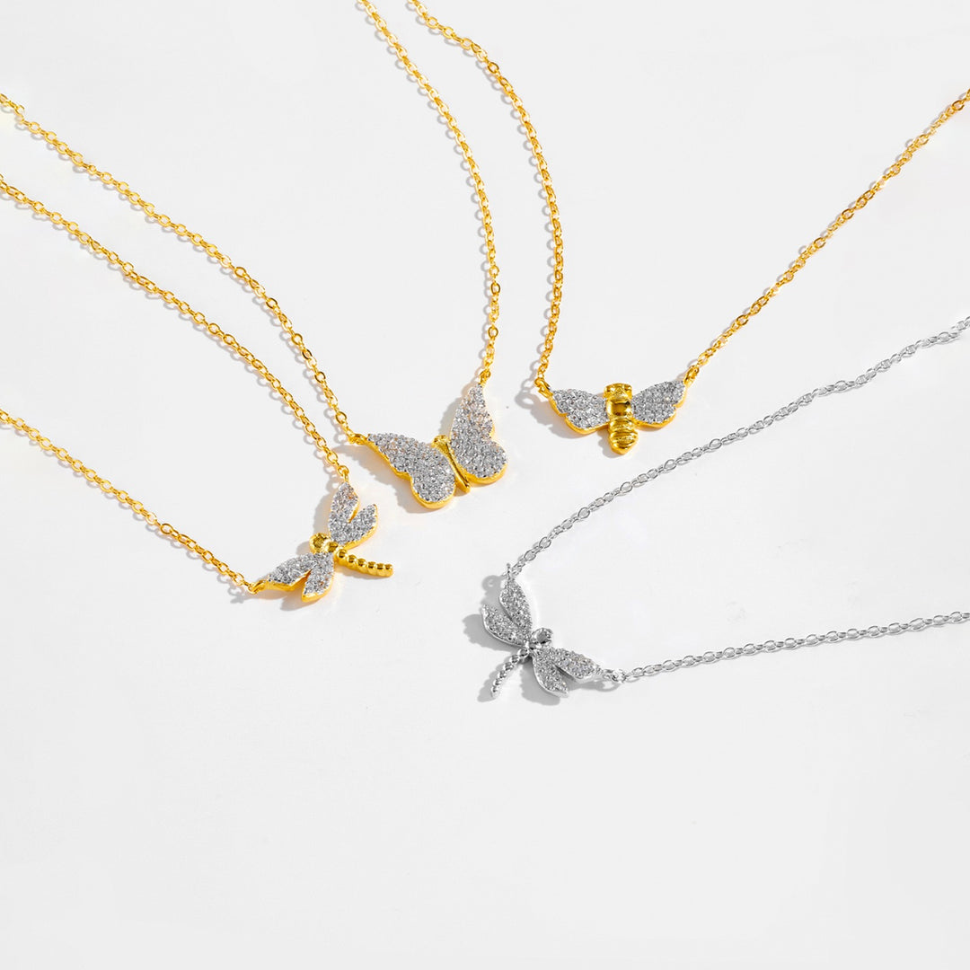Golden Bloom (Bee Pendant)