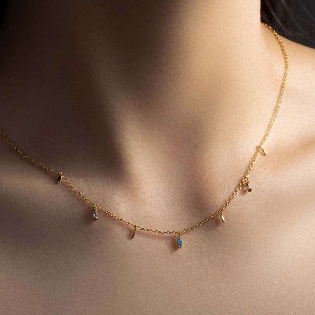 Raindrop Charm Necklace