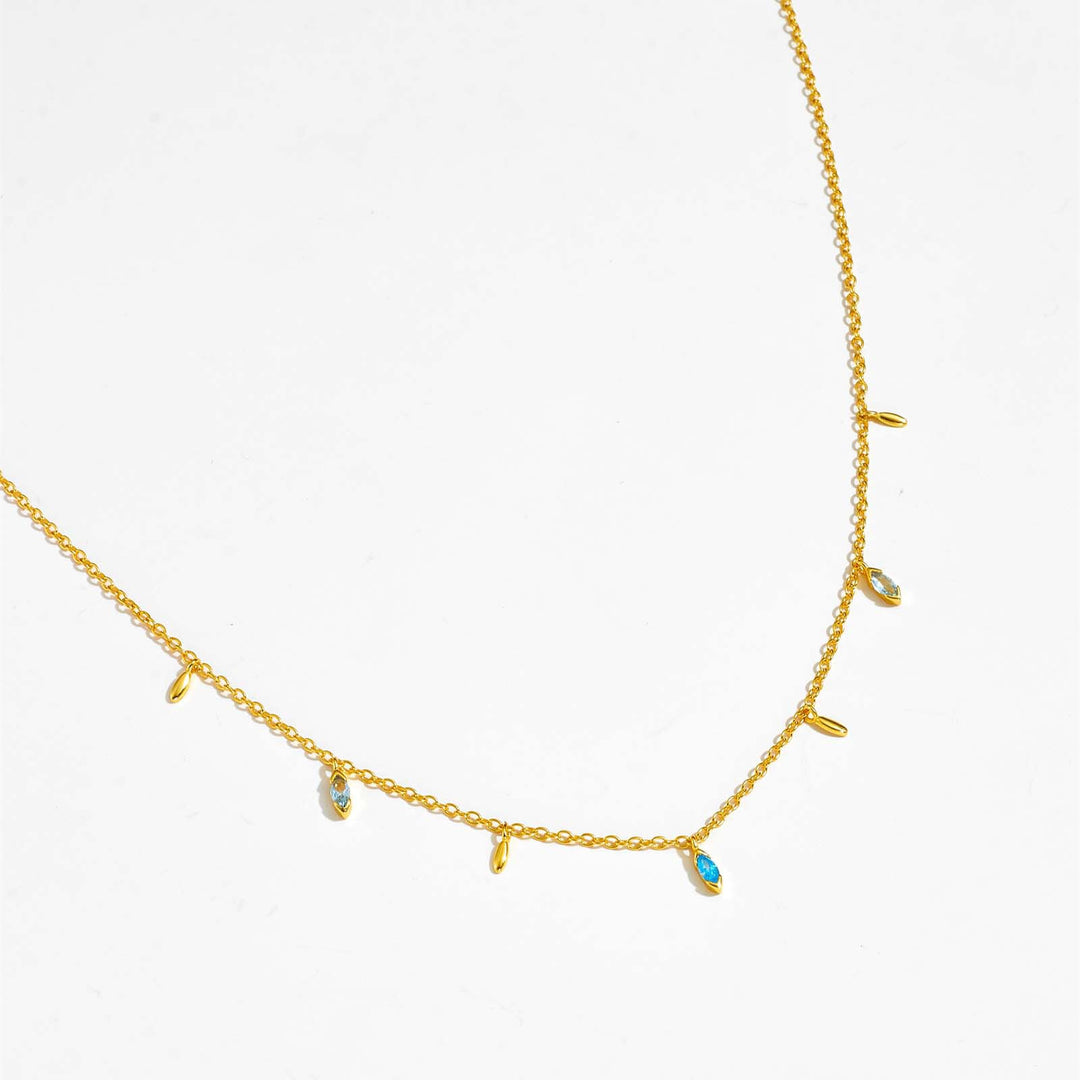 Raindrop Charm Necklace