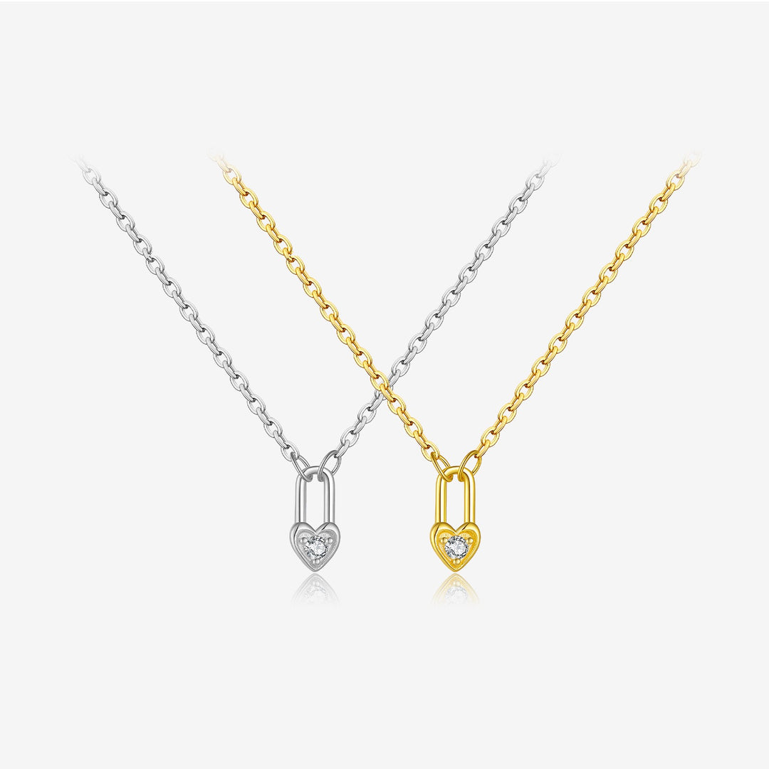 Heartlock Pendant Necklace