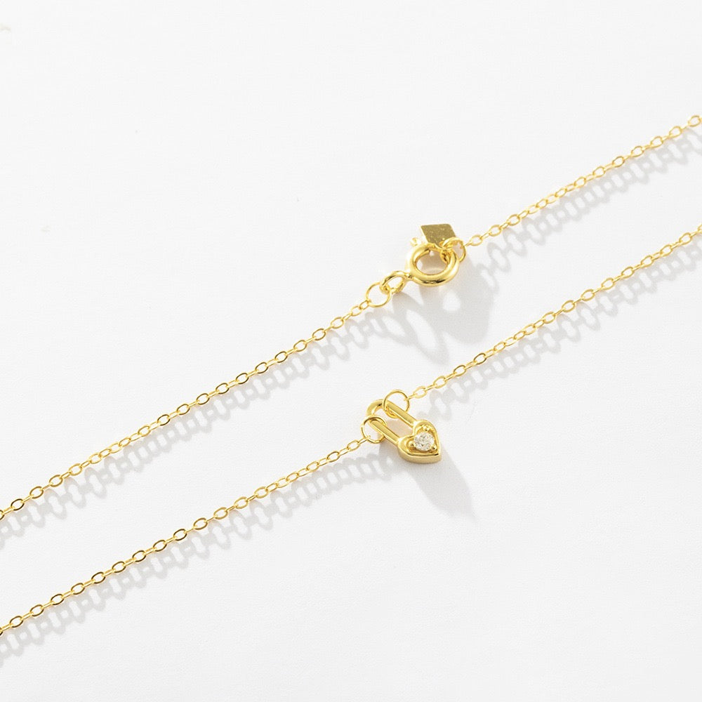 Heartlock Pendant Necklace