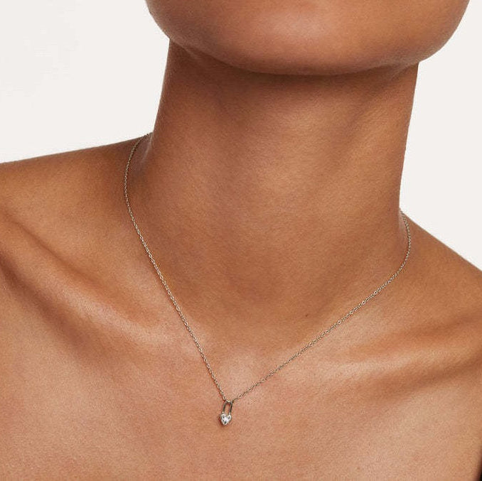 Heartlock Pendant Necklace