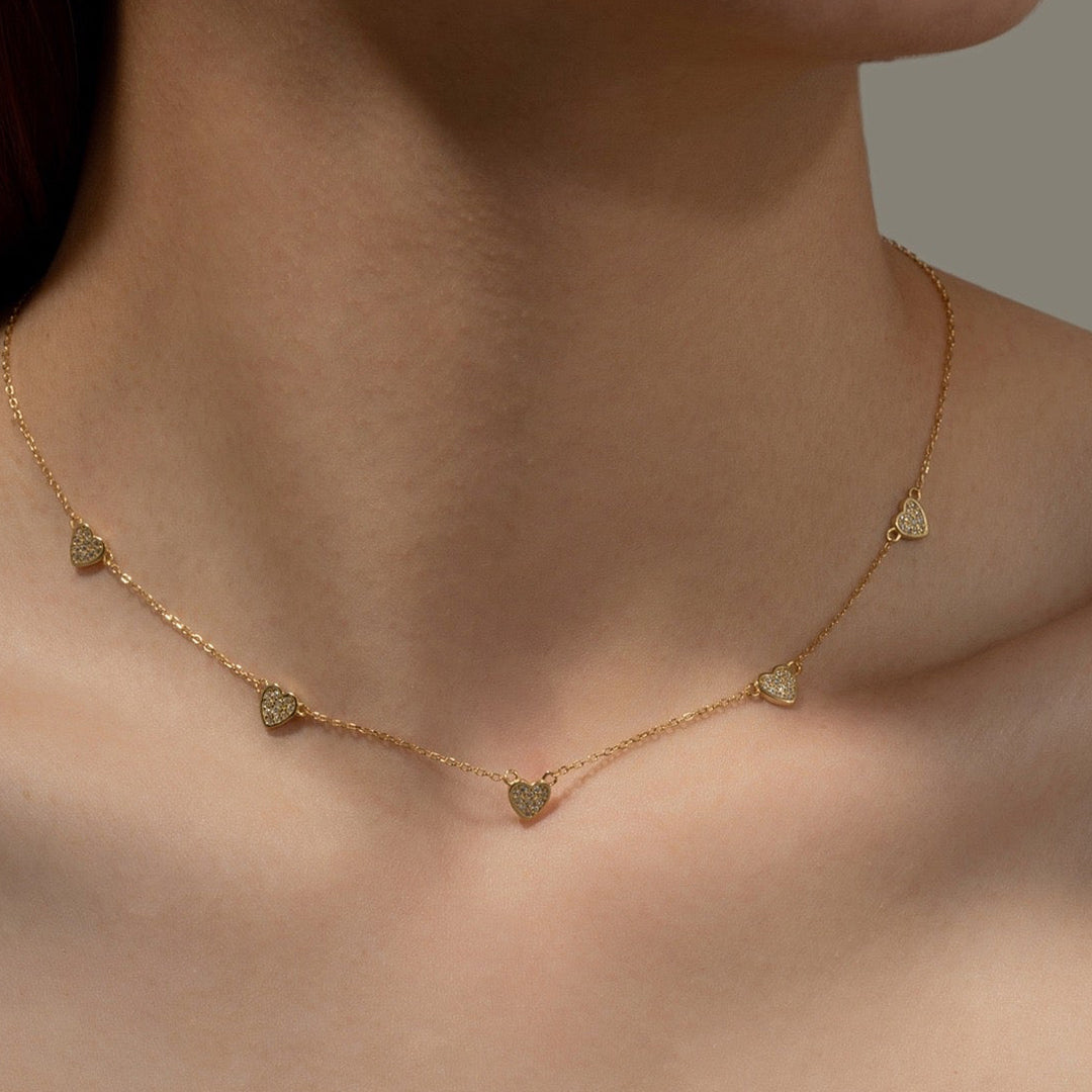 Starlit Hearts Necklace