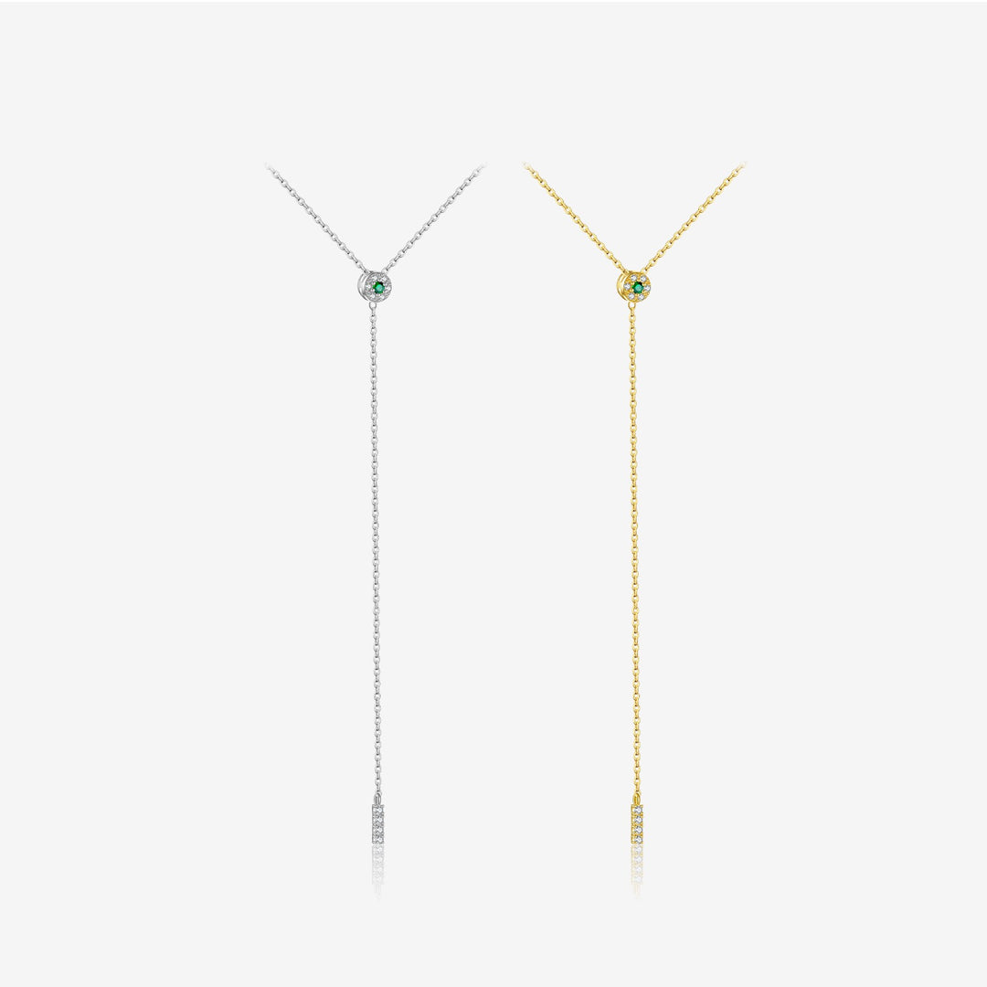 Emerald Drop Lariat